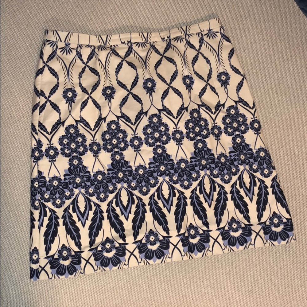 J. Crew Floral Pencil Skirt